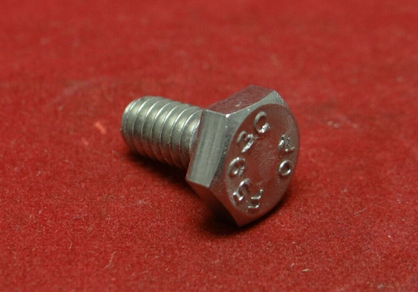 Lot of 7 ASTM F593C Stainless Steel Hex Bolt 1/4"-20 X 5/8"