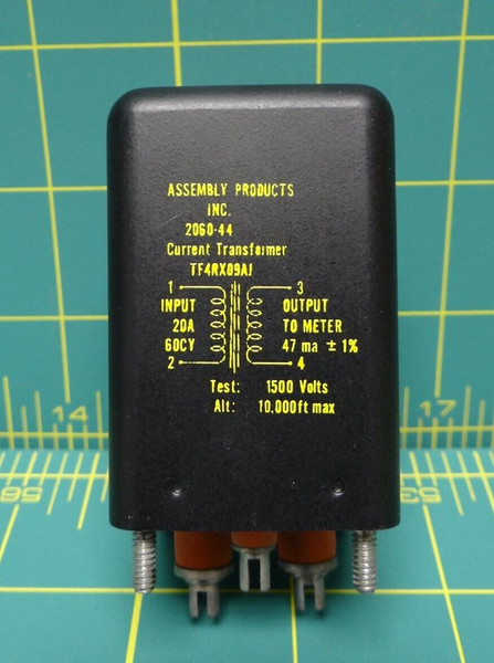 Assembly Products Inc. 2060-44 Current Transformer TF4RX09AJ, 1500 Volts