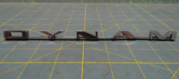 Vintage 1961 1962 Oldsmobile Dynamic 88 Script Emblem P/N 580442-2