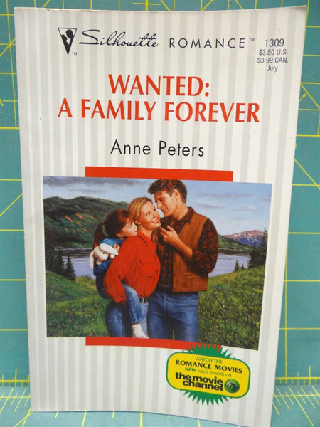 Wanted: A Family Forever Anne Peters Silhouette Books Romance Paperback Novel 