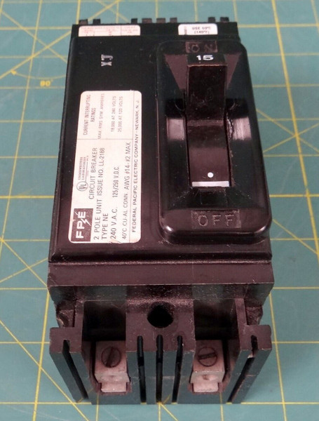 Federal Pacific Electric NE224025 Circuit Breaker - 2 Pole - Type NE