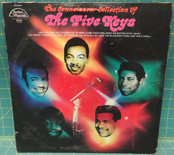 The Five Keys – The Connoisseur Collection Of The Five Keys 1972 Vinyl LP Comp