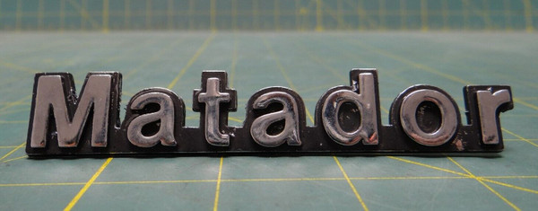 AMC Matador Emblem Nameplate 3672054 71404