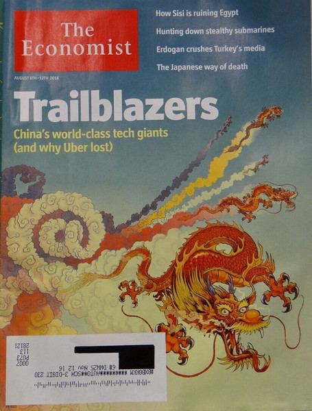The Economist Magazine, Issue August 6th-12th 2016