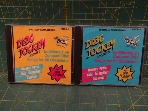 Disc Jockey Volume II & III by RICH ACOELLA Traditionals on Compact Disc