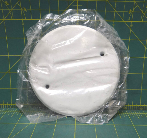 Mulberry 40430 5 Inch Ceiling Blank Ups Canopy; White, For 4 Inch Octagon Box