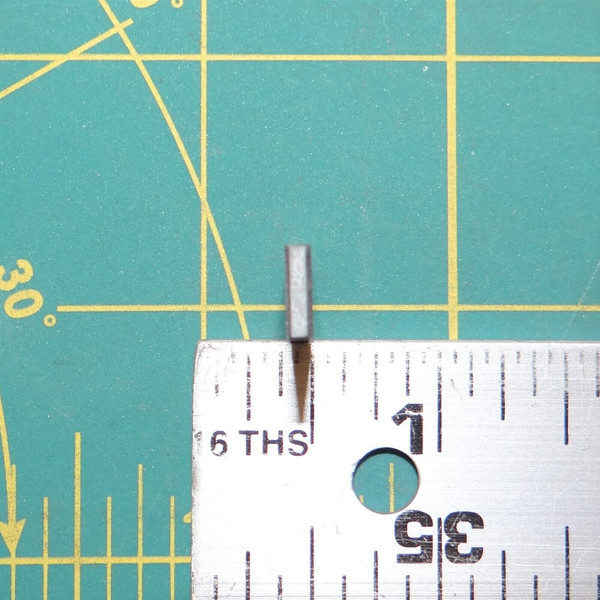 (1) Letter "I" Vintage Metal Typeset Letterpress Block 'Gothic Condensed' 24pt.