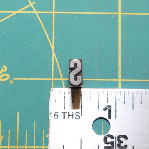 (1) Letter "S" Vintage Metal Typeset Letterpress Block 'Gothic Condensed' 24pt.