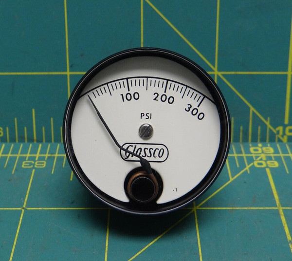 Glassco 1-1/2" Pressure Gauge G-3629  0-300 PSI