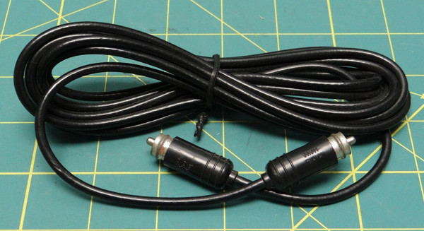 Single MEC Connector Cable Black Approximately 10 FT. In Length