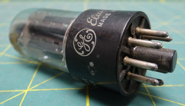 General Electric 6BL7 GTA Vacuum Stereo Tube Black Plate 57-52 / 188-5