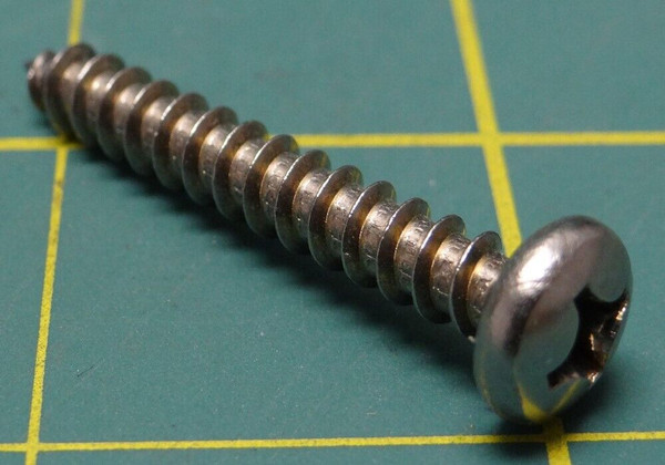 GripRite Zinc Phillips Button Head Screw 1/5"-11.5 X 1-1/2" QTY: 2