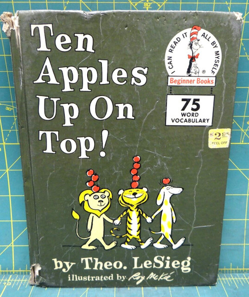 Ten Apples Up On Top!, Theo. LeSieg, 1961, Hardcover Children's Classics