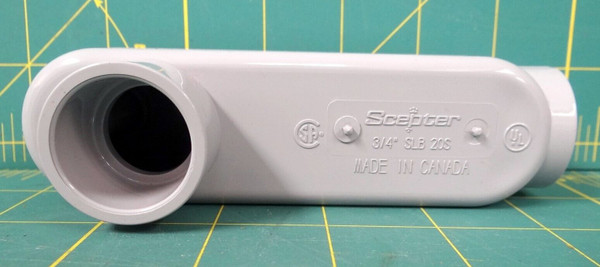 Scepter SLB20S Conduit Body w/Cover 3/4" Plastic
