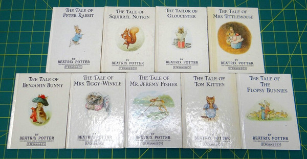 The Original Peter Rabbit Miniature Collection Set of 9 Books By Beatrix Potter