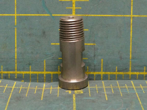 Steel Flanged Port Connector Reducing Adaptor 3/8" Tube x 1/8" MNPT x 0.08" ID