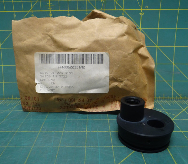 Kearflex Engineering Co 3722 End Cap 2" Diameter 1-1/2" Height 6610-01-223-3192