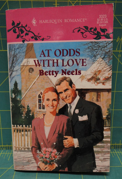At Odds With Love, Betty Neels, 1993 Paperback, Harlequin Romance Novel