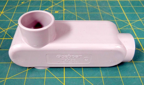 Scepter SLR 30S Style 1" PVC Oval Junction Box Wet Location