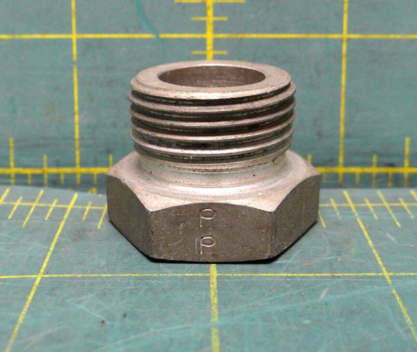 Parker S58 Reducer Bushing 1"-12 Male to 3/4"-16 Female, Steel