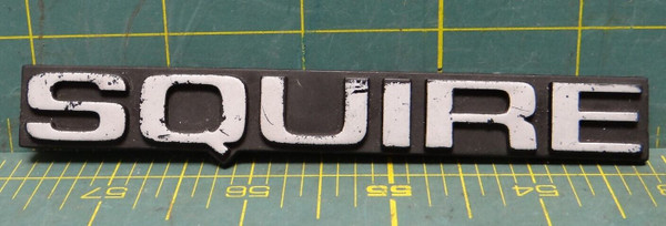 Ford Squire Emblem Badge 4.5" Long Rectangle