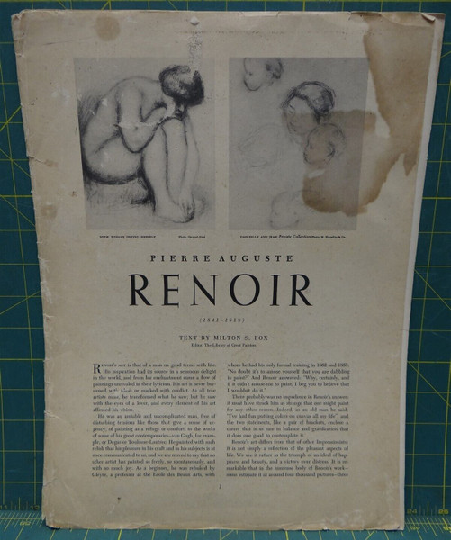 Pages From "Pierre Auguste Renoir (1841-1919)" Text by Milton S. Fox