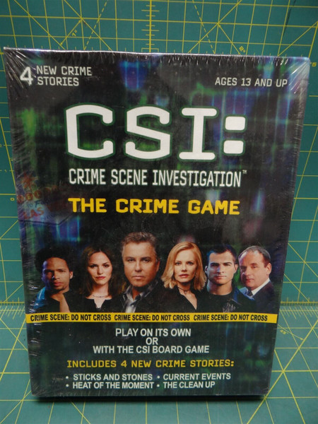 CSI: Crime Scene Investigation The Crime Game The Board Game New Sealed