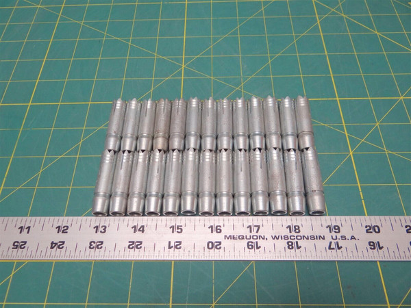 Phillips Red Head Self Drilling Anchor 5/16" LOT OF 26 BOLTS w/ 4 PLUGS