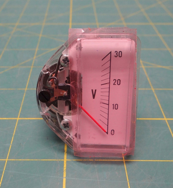 Kepco 135-0407 Vertical-Reading Voltmeter 0 to 30 V NSN 6625-00-205-2769 