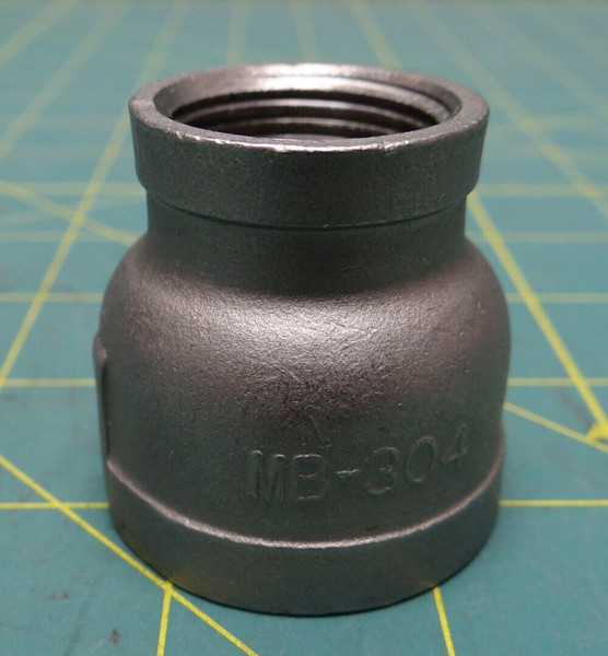 Stainless Steel 316 Cast Pipe Fitting, Reducer Coupling, Class 150, 1" X 3/4"