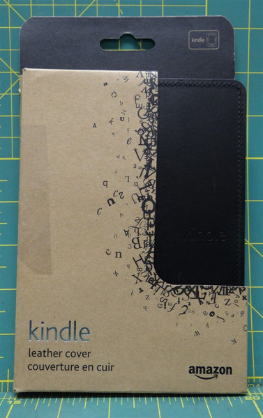 Amazon Black Kindle Leather Cover #81491601478