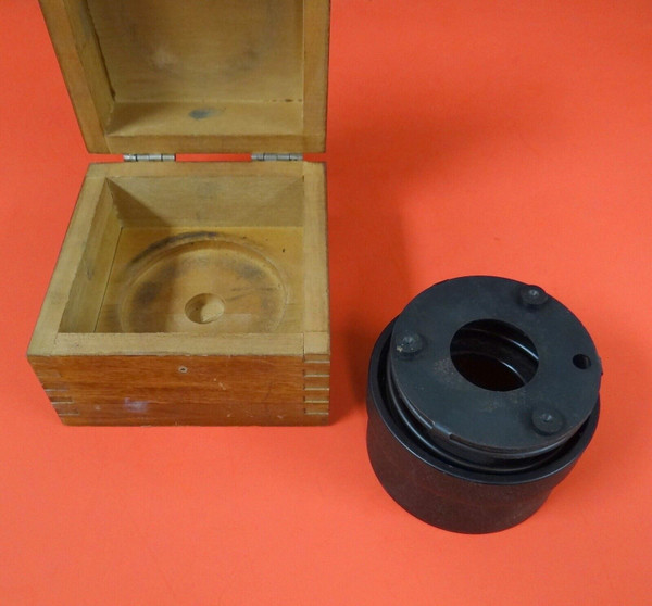 Starrett 192 Vibrometer, Gage Dial Indicator Housing Assembly In Wood Box