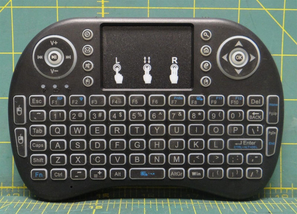 Wireless Mini Keyboard Remote Control Touchpad Mouse Combo Controller Backlit 