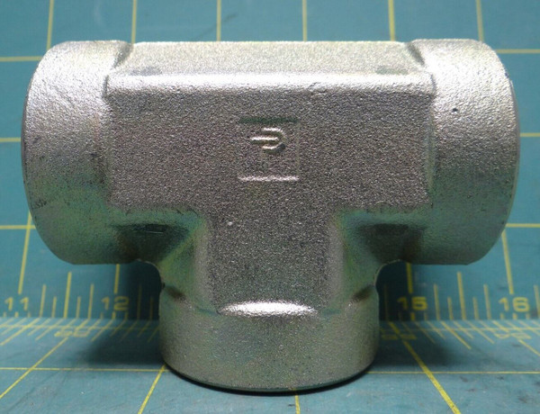 Parker Steel Pipe Fitting, Tee Female Joint , 1” NPT