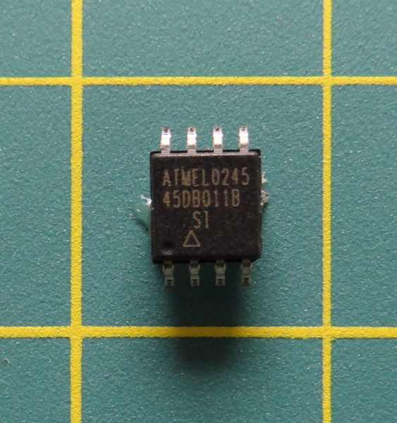 Qty. of 5 Pieces Atmel 0245 45DB011B SI, Flash Memory, 8-Pin, 2.7 Volt