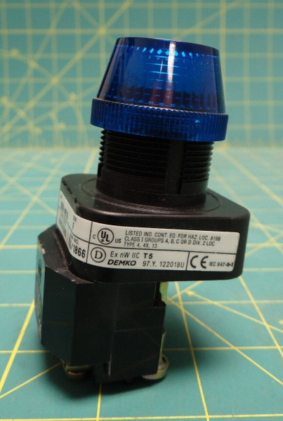 Allen-Bradley 800H-PR16 Series F 120V AC 50/60 Hz, Blue