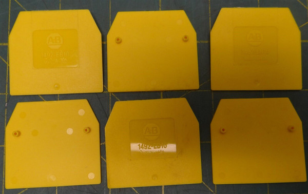 (6 pk)Allen-Bradley 1492EB10 End Barrier Single Circuit Fuse Isolation ab1492N37