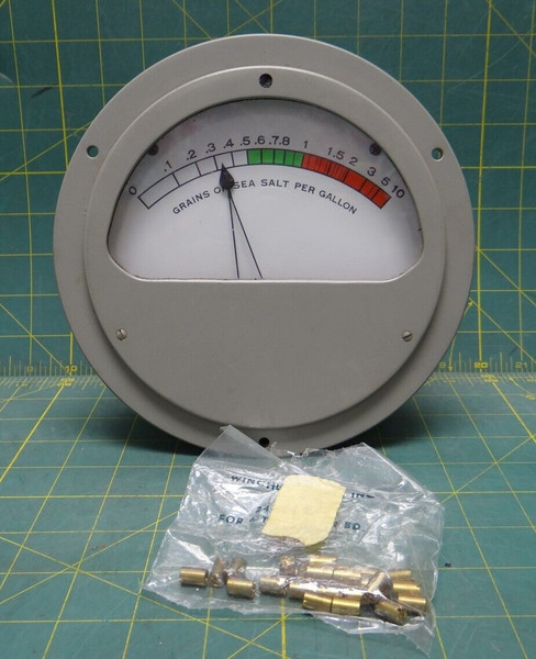 Weston Salinity Meter 0-10 Grains of Sea Salt/Gallon 6.5" Dial 6630-00-314-4407
