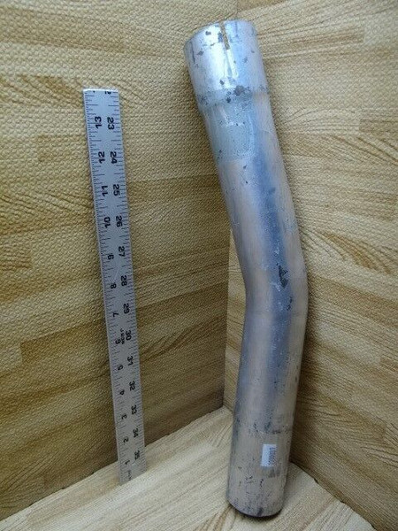 16.25" Long 45 Degree Angle Exhaust Pipe 2.25 inch Diameter PN 02245-20031