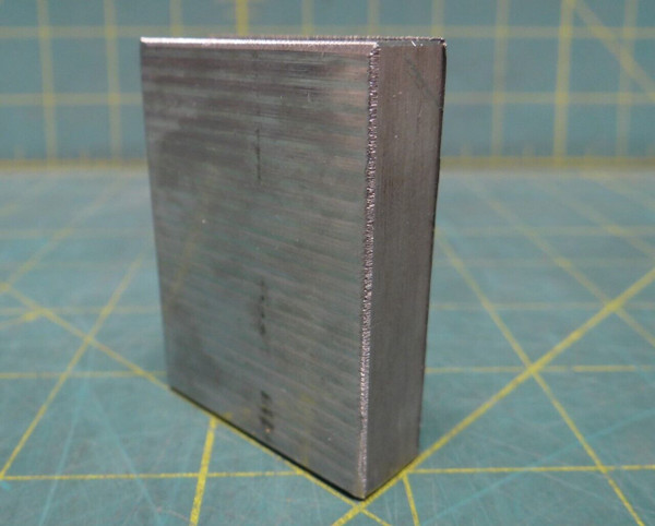 7/16 x 1-7/16 x 2" 6-1/2 oz Solid 316 Stainless Steel Machining Stock Drop Block