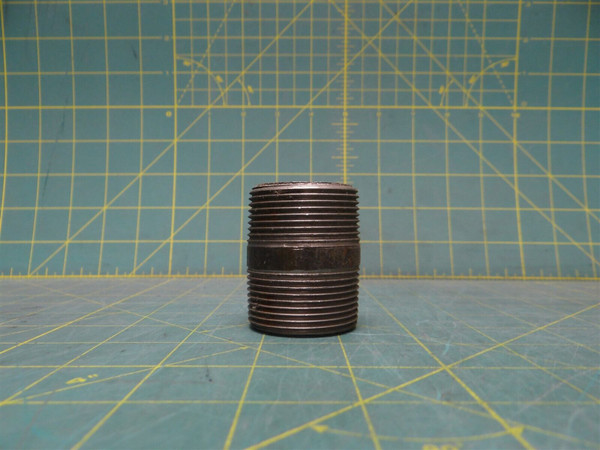 1 1/2" x 2" Pipe Fitting Nipple MNPT Steel Tapered Threaded Schedule 40 Welded