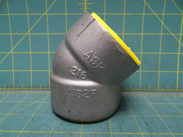 2" Elbow Connector 45° High-Pressure Socket-Connect Unthreaded Pipe Fitting