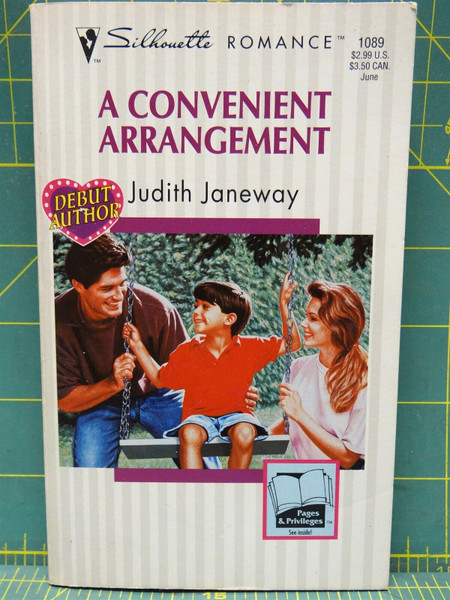 A Convenient Arrangement Judith Janeway Debut Silhouette Romance Novel Paperback