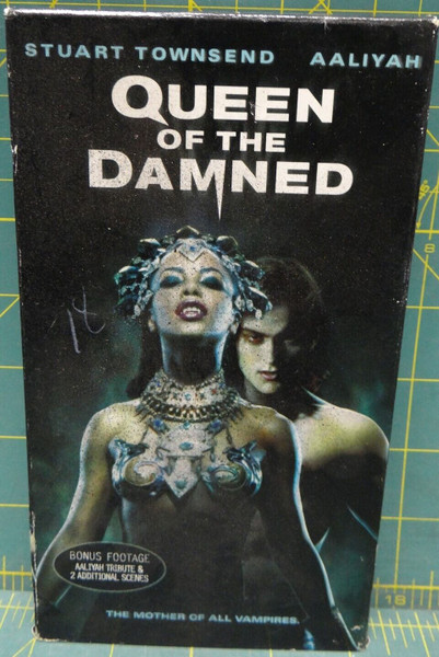 Queen of the Damned 2002 VHS Tape Rated R Aaliyah Warner Home Video