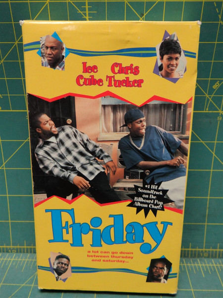 Friday 1995 VHS Tape Rated R Ice Cube 91 mins New Line Home Video