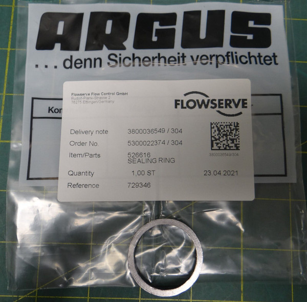 Flowserve Sealing Ring 526616 Grease Seal, 30mm Rotary Shaft&37 mm Bore Diameter