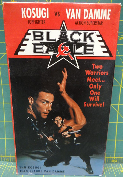 Black Eagle 1995 VHS Tape Rated R Van Damme 93 mins Best Film & Video Co