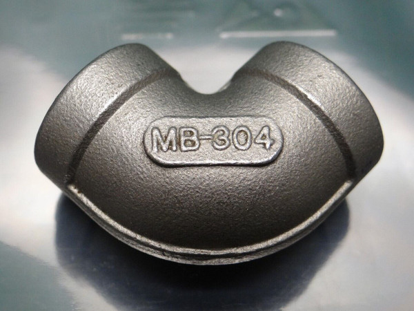 Merit Brass 150-1/4-Inch Stainless Steel 90° Elbow, Class 150