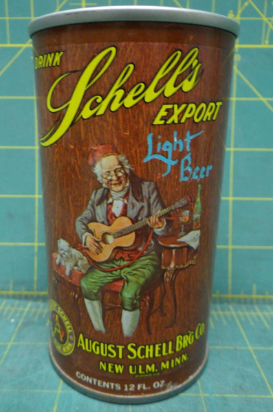 12 fl oz Schell's Export Light Beer August Schellbrg Co Opened Pull Tab