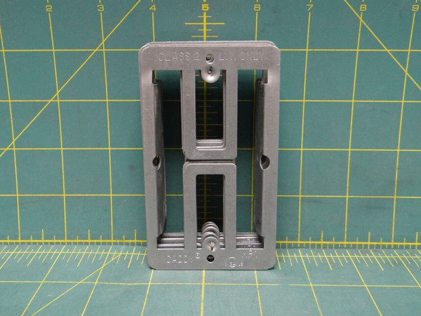 nVent Caddy Low Voltage Mounting Plate MPL1 Class 2 Wiring Steel 1 Gang